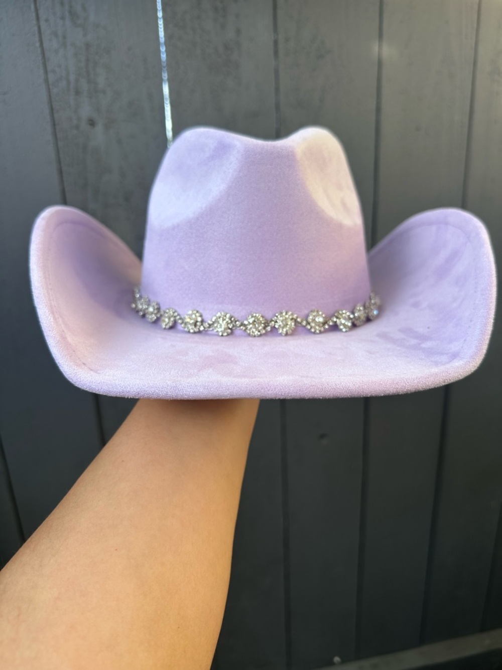 New! Lavender Rhinestone Star Cowgirl Hat 🤠💖